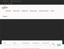 Tablet Screenshot of hakanapartotel.com